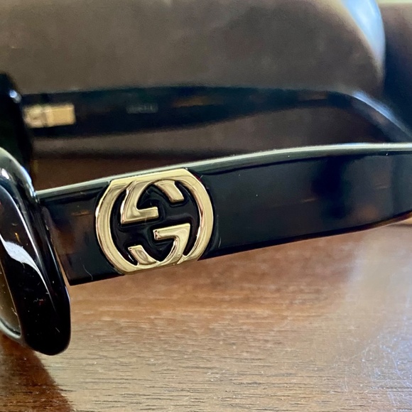 GUCCI Never Worn Wayfarer Tortoise Sunglasses w/ Box & Case - Picture 6 of 12